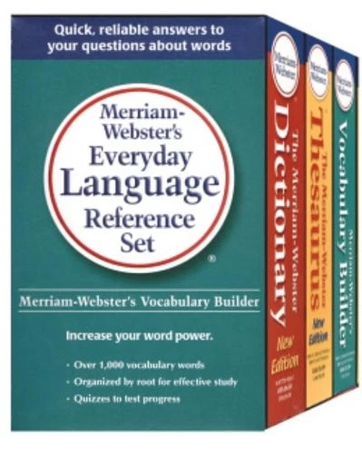 MERRIAM-WEBSTER'S EVERYDAY LANGUAGE REFERENCE SET By Merriam-webster **Mint** - Image 1 of 1