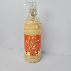 OPI Avojuice Skin Quenchers Peach Hand & Body Lotion  600ml/20 fl oz New - Picture 1 of 4