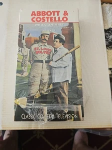 Abbot & Costello Who's On First (VHS) - NEW Sealed - With Protective Case - Picture 1 of 1