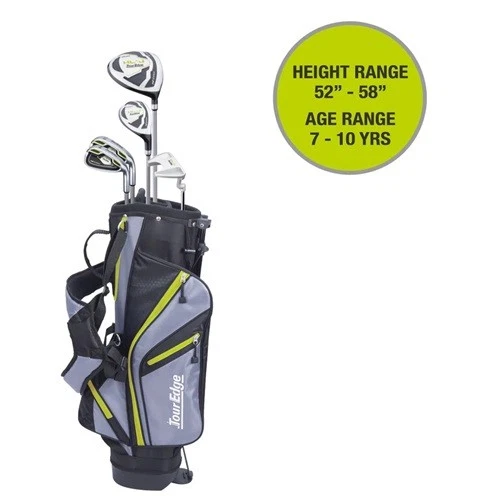 Tour Edge Hl-j 4x1 Junior Set 7-10 Years 5 Clubs Plus Bag Right Hand 11016