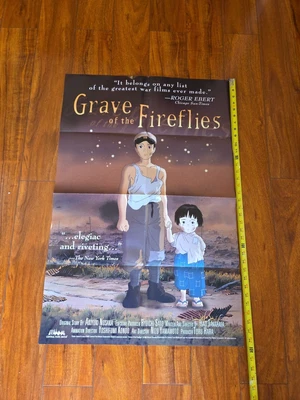 Grave Of the Fireflies - Movie Poster, 2002, English, Central Park Media, HTF - Image 1 of 4