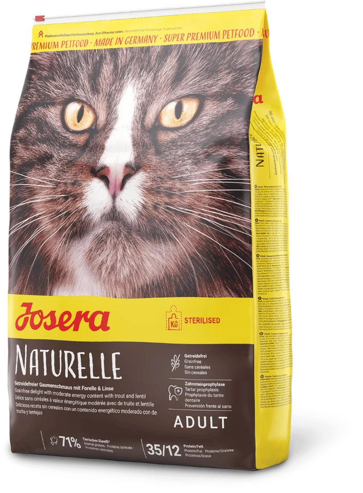 JOSERA Naturelle (10 kg) | getreidefrei | ideal für sterilisierte Katzen - Bild 1 von 1