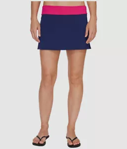 $65 Lole Womens Blue Swim Cover Up Pull ON Quick Dry Mini Swim Skirt Size S - Picture 1 of 1