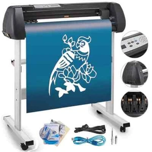 VEVOR Vinyl Schneideplotter Zeichen Plotter Breitformat Grafik Softwarepaket 720 - Bild 1 von 18
