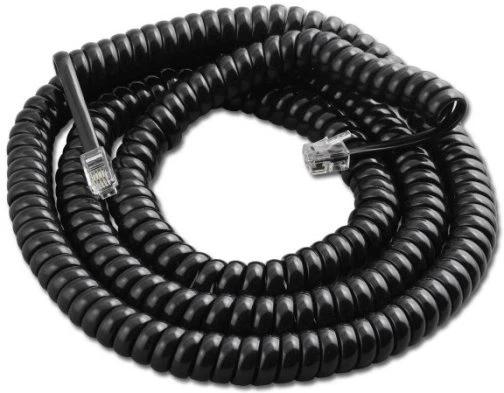 Nortel Norstar Meridian 25' FT Phone Handset Cord M7100 M7208 M7310 M7324 Black - Image 1 of 1