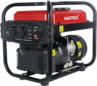 MATRIX Notstromaggregat Stromerzeuger Inverter Benzin 4Takt IG2000i 2kW *2.WAHL* - Bild 1 von 4