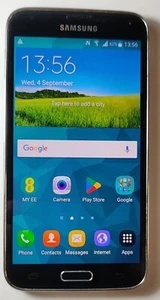 Samsung Galaxy S5 LTE-A blau G901F 16GB entsperrt Android 6 funktioniert gut #212B - Bild 1 von 5