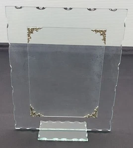 *A) Vintage Art L/25 Glass Manufacturers Tabletop Frame Made in Italy - Picture 1 of 15
