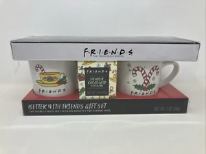 Friends TV Show New In Box Mugs & Cocoa Gift Set Christmas “Better With Friends” - Picture 1 of 6