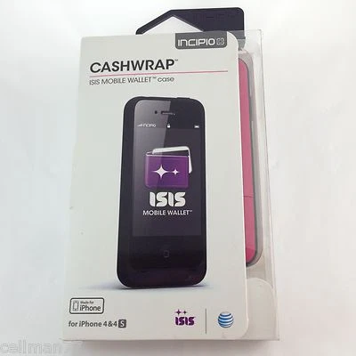Funda billetera móvil Incipio Cashwrap ISIS iPhone 4 4S AT&T rosa valor minorista $69 Foto 1 de 4