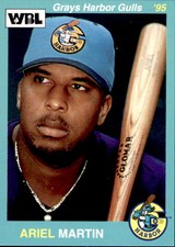 1995 Grays Harbor Gulls Grandstand #16 Ariel Martin Los Angeles California Card