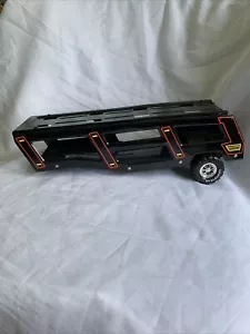 Vintage Car Carrier Transporter - Black - Trailer ONLY - 16” Long - Picture 1 of 15