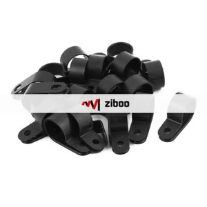 20Pcs Nylon R Type CC-5 3/4 Cable Cord Wire Clamp Clip Fastener✦Kd - Picture 1 of 4