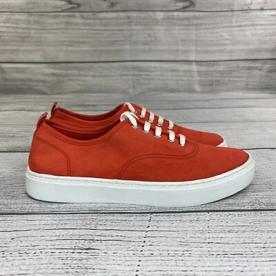 H & M повседневные кроссовки женщин размер 8 комфорт низкий верхний модные туфли - красный - Изображение 1 из 4