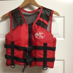 Bass Pro Shops Schwimmweste Jugend rot 50-90 Pfund Ski Wassersport Schwimmweste - Bild 1 von 4