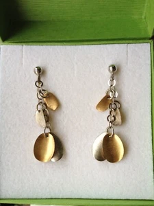 Regalo Donna Orecchini donna argento 925 pendenti - Foto 1 di 1