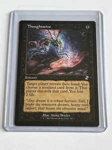 Thoughtseize 334 MTG Time Spiral Remastered Mint - 9.0 + Non Foil Old Frame - Picture 1 of 13
