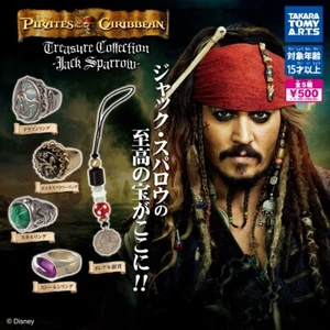 Gacha Pirates of the Caribbean Jack's Treasure Collection-Jack Sparrow- set - Picture 1 of 8