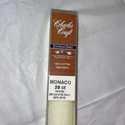 CHARLES CRAFT Even Weave 15x18  CROSS STITCH FABRIC - Image 1 of 4