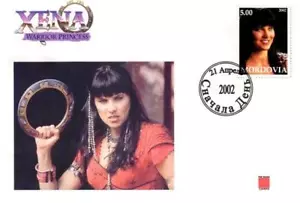 XENA MORDOVIA COLLECTOR PHOTO - MORDOVIA STAMP & ENVELOPE - 2002 MINT #5 - RARE - Picture 1 of 1