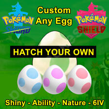 ✨ Ultra Shiny ✨ Custom Any 6IV Egg ✨ Pokemon Sword and Shield - Crown Tundra