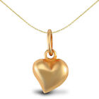 Ladies 9ct Gold Jewelco London Love Heart Charm Pendant