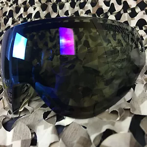 NEW HK Army KLR Dual Pane Anti-Fog Thermal Mask Goggle Lens - Cobalt Blue - Picture 1 of 12
