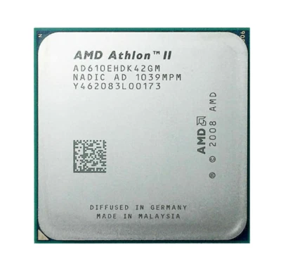 AMD Athlon II X4 610E CPU Quad-Core 2.4 GHz AD610EHDK42GM Socket AM3 Processor - image 1 of 4