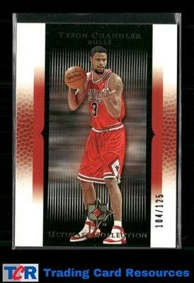 2005-06 Upper Deck Ultimate Collection #14 Tyson Chandler azul #/125 Foto 1 de 2
