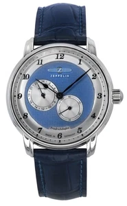 Reloj para hombre Zeppelin Friedrichshafen automático con correa de cuero esfera azul 85683 - Imagen 1 de 3