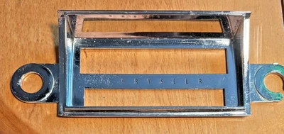 1965 1966 RADIO BEZEL 2497805 PART FOR CHRYSLER NEW YORKER NEW PORT 440 - Image 1 of 4