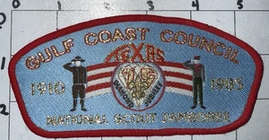 1985 Boy Scouts Of America Gulf Coast Council Texas National Jamboree Patch (LA) - Picture 1 of 2
