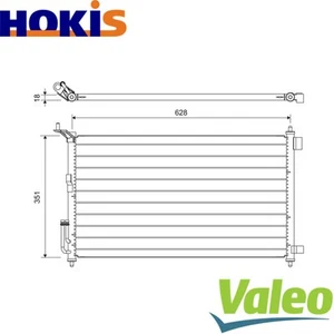 CONDENSER AIR CONDITIONING 817836 FOR NISSAN MICRA/III/C+C JUKE TIIDA NOTE 1.2L - Picture 1 of 6