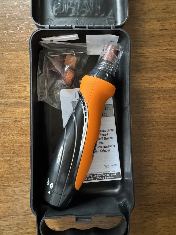 WAHL 2 velocidades recortadora de uñas molinillo gatos perros naranja Foto 1 de 1