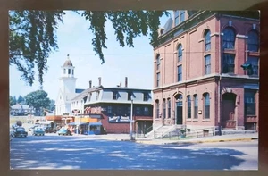 View of Square, Milford, NH - Mid 1900s, Rough Edges - Bild 1 von 3
