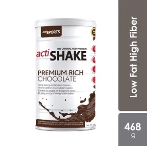 Actishake Premium Rich Chocolate 468g | High Protein - Picture 1 of 5