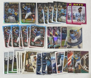 36 2024 Junior Caminero RC Lot Topps Chrome Update Heritage Allen Ginter - Picture 1 of 1
