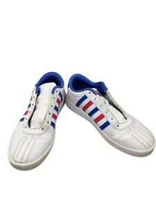 K-Swiss Grade Schools Tennisschuhe rot weiß blau Größe 5 - Bild 1 von 17
