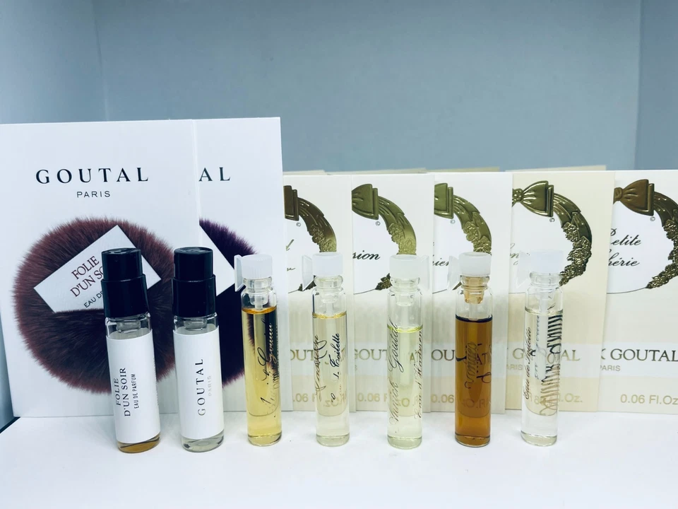 Juego de 7 frascos de muestra de eau de toilette colección de perfumes de mujer Annick Goutal Foto 1 de 1