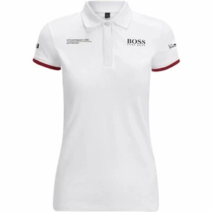 Porsche Motorsport Polo Shirt for Women w/ Motorsport Kit (White) - Picture 1 of 5