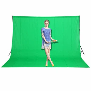 Hintergrundfotografie Green Screen Ständer Studio Foto Videokamera Hintergrund - Bild 1 von 7
