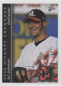2005 MultiAd Sports Hickory Crawdads AJ Johnson #18
