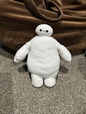 Baymax Talking Plush 10" Bandai Disney BIG HERO 6 White Squeeze Sound Effects - Изображение 1 из 4