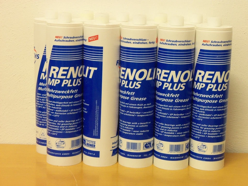 12,98€/l Fuchs Renolit MP Plus 10 x 500g Sys-Patr Mehrzweckfett KP 3 K-30