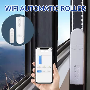 WIFI Remote Smart Curtain Chain Roller Blind Shade Shutter Drive Motor Control - Picture 1 of 19