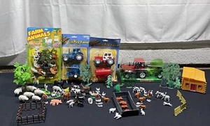 NewRay-Yudo Country Life Country Farm Tractor And Animals - Picture 1 of 24