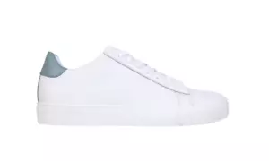 Jack Wills Low Leather Trainers Womens White UK 6 EUR 39 US 8 *REFCRS306 - Picture 1 of 3