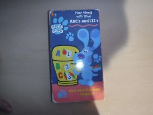 Blue's Clues ABC's & 123's 1999 VHS
