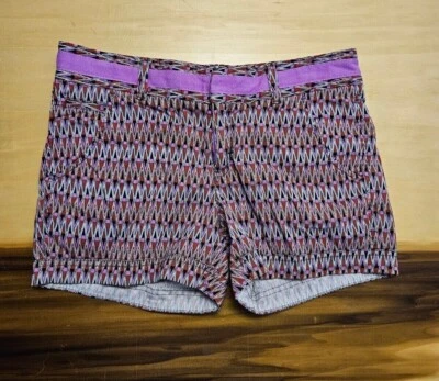 Athleta Shorts Womens Size 6 Purple Pink Pattern - Image 1 of 4