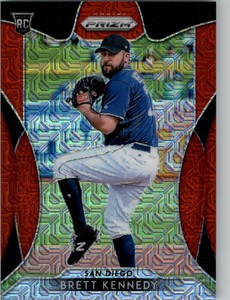 2019 Panini Prizm Prizms Red Mojo #215 Brett Kennedy /299 - NM-MT